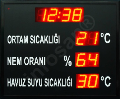 Havuz suyu parametreleri lm ve gsterim panolar, Havuz suyu termometre, Havuz suyu scakl LED pano, Havuz suyu parametreleri panosu, Elektronik havuz bilgi panosu, LED havuz ortam gstege panosu, Havuz saat derece, LED havuz panosu, Dijital havuz panosu, Multi fonksiyonlu byk havuz LED gstergesi, Havuz gstergesi, Havuz scaklk nem LED pano, Sauna LED termometre, Kaplca LED termometre, Deniz suyu scakl LED termometre, Deniz suyu termometre, Havuz pH Klor LED pano, Havuz LED ekran, Havuz ilan panosu, Havuz lm panosu, Havuz dijital pano, Havuz saat scaklk nem LED ekran, Havuz LERD tabela, Havuz lm LED pano, Havuz suyu scakl 4-20mA, Havuz suyu dijital sensr